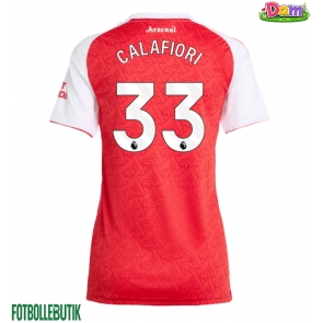 Arsenal Riccardo Calafiori #33 Hemmatröja Kvinnor 2025-26 Kortärmad